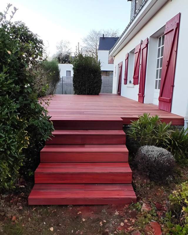 Création terrasse en bois Carnac
