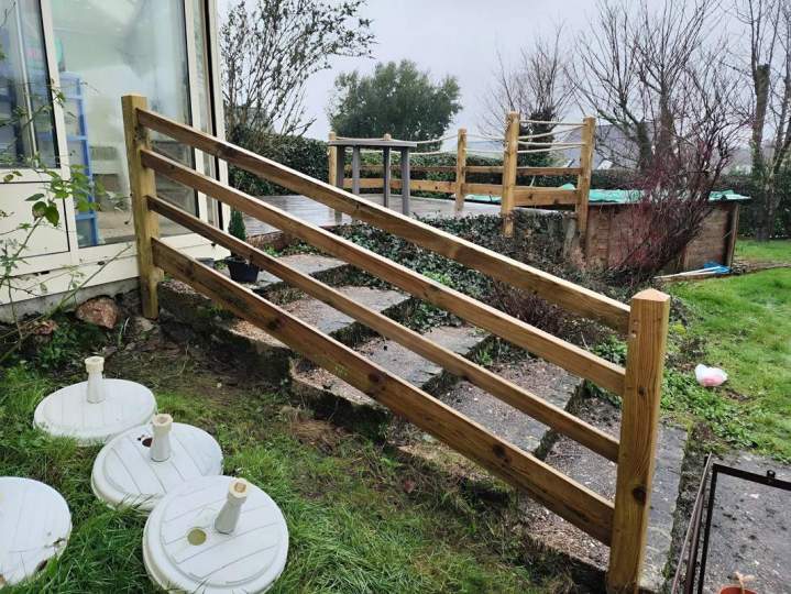 Garde-corps en bois Carnac